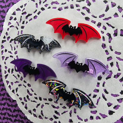 Bat Wing Hair Clip | Halloween Hair Clip | Bat Hair Clip | Goth Hair Clip | Pastel Halloween