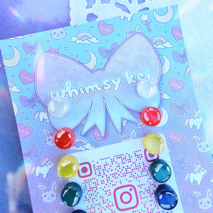 Materia Earrings | Final Fantasy Earrings | Weeb Earrings | Final Fantasy 7