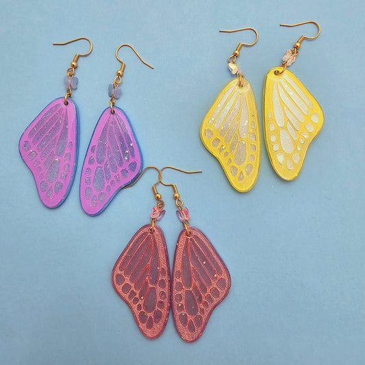 Butterfly Wing Earrings | Butterfly Earrings | Summer Earrings | Cottage Core Earrings