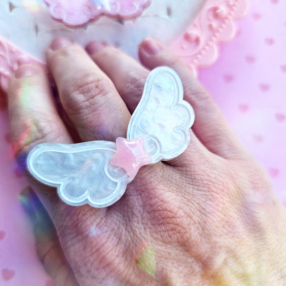Angelic Wing Ring | Magical Girl Ring | Magical Ring | Sweet Lolita Ring