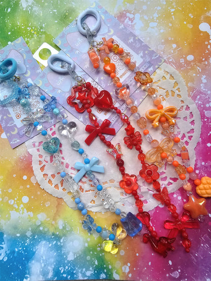 Hair Clasps | Hair Chain | Blue Hair Clip | Red Hair Clip | Orange Hair Clip