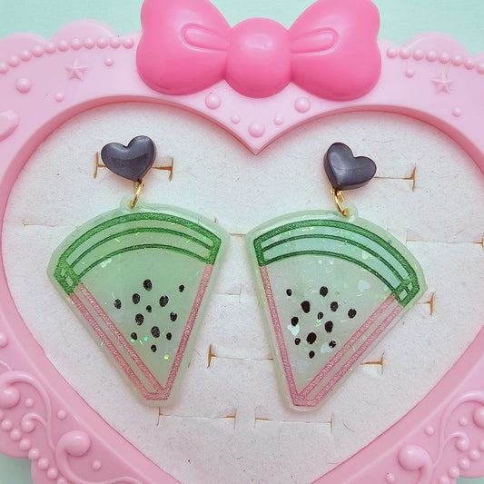 Watermelon Earrings | Fruit Earrings | Summer Earrings | Picnic Earrings