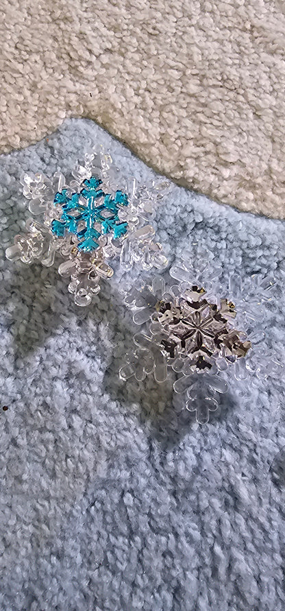 Crystal Snowflake Hair Clip | Snow Queen Clip | Frozen Queen Hair Clip | Christmas Clip | Winter Hair Clip