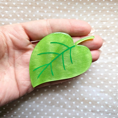 Leaf Hair Clip | Leaf Barrette | Anime Inspired Hair Clip