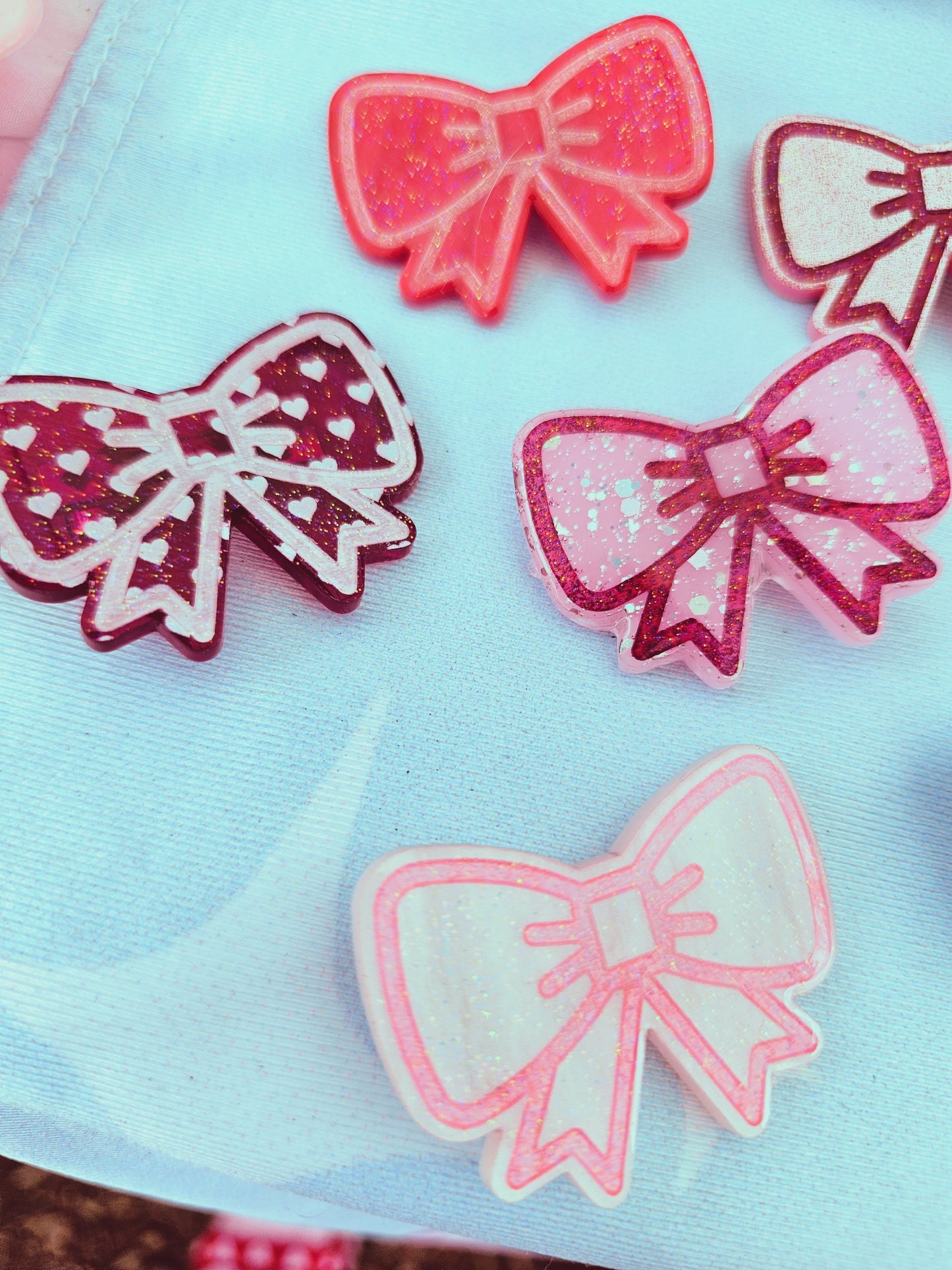 Valentines Bow Hairclip | Lovecore Clip | Valentines Clip | Lolita Clip