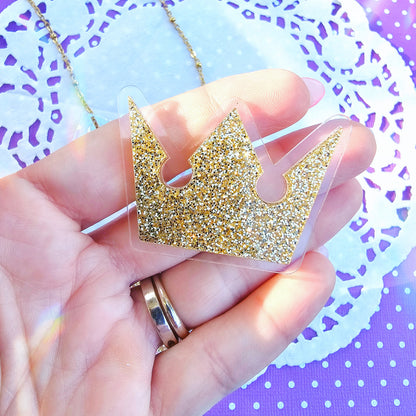 Crown Hair Clip | Crown Clip | Fairy Kei Hair | Kingdom Hearts Hair Clip | Kawaii Hair