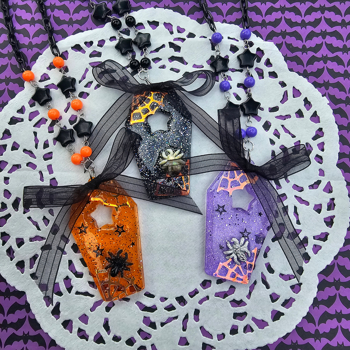 Gothic Coffin Necklace | Halloween Necklace | Gothic Necklace