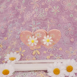 Daisy Heart Earrings | Daisy Earrings | Cottage Core Earrings | 90s Aesthetic
