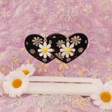 Daisy Heart Earrings | Daisy Earrings | Cottage Core Earrings | 90s Aesthetic