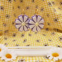 Daisy Hoop Earrings | Daisy Earrings | Cottage Core | 90s Aesthetic