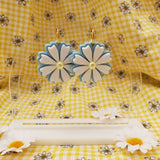 Daisy Hoop Earrings | Daisy Earrings | Cottage Core | 90s Aesthetic