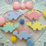 Pastel Stegosaurus Ring | Pastel Dinosaur Ring | Pastel Dino | Kawaii Dino | Dino Kei Ring | Dino Core