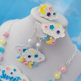 Sweet Dreams Hair Clip | Sparkly Cloud Clip | Pastel Star Clip | Sweet Lolita Clip | Cloud Barrette