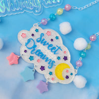 Sweet Dreams Necklace | Sparkly Cloud Necklace | Pastel Star Necklace | Sweet Lolita Necklace