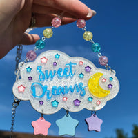 Sweet Dreams Necklace | Sparkly Cloud Necklace | Pastel Star Necklace | Sweet Lolita Necklace