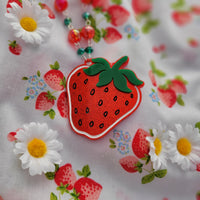 Red Strawberry Necklace | Cute Strawberry | Berry Necklace | Sweet Lolita Coord