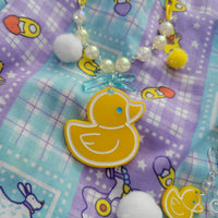 Rubber Ducky Necklace | Yellow Duck Necklace | Kitschy Necklace