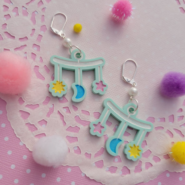 Mobile Earrings | Toy Theme Earrings | Sweet Lolita Earrings