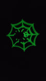 Glow in the Dark Spiderweb Ring | Large Web Ring | Halloween Ring | Spider Ring | Gothic Lolita Ring
