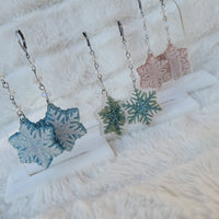 Snowflake Earrings | Winter Earrings | Christmas Earrings | Frozen Earrings | Snow Queen Earrings