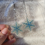 Snowflake Earrings | Winter Earrings | Christmas Earrings | Frozen Earrings | Snow Queen Earrings