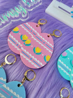 Pastel Easter Egg Earrings | Pastel Easter Earrings | Kitschy Easter | Easter Statement Earrings | Sweet Lolita Earrings