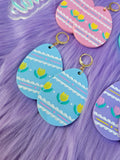 Pastel Easter Egg Earrings | Pastel Easter Earrings | Kitschy Easter | Easter Statement Earrings | Sweet Lolita Earrings