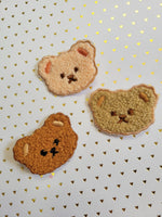 Teddy Bear Clip | Brown Bear | Brown Teddy Bear | Teddy Clip | Kawaii Bear | Lolita Hair Clip