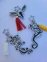 Tokyo Revengers Inspired Keychain | Tattoo Charm | Draken Charm | Mitsuya Keychain | Baji Charm | Valhalla Charm | Kazutora Charm