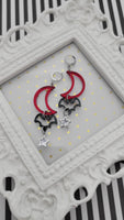 Gothic Halloween Shape Earrings | Halloween Earrings | Moon Earrings | Bat Earrings | Elegant Halloween |