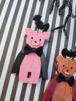 Vampire Bear Earrings | Halloween Bear | Halloween Earrings | Gothic Lolita Earrings
