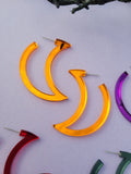 Moon Hoop Earrings | Halloween Earrings | Moon Earrings | Gothic Halloween | Gothic Earrings