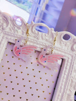 Dove Earrings | Pastel Dove | Sweet Lolita Earrings | Pastel Christmas Earrings