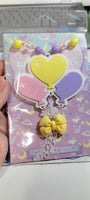 Uki Uki Heart Balloon Necklace | Pastel Balloon | Pastel Heart Necklace | Sweet Lolita Necklace | Kawaii Necklace
