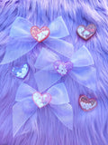 Glitter Heart Shaker Brooch | Shaker Hair Clip | Valentines Heart Brooch | Heart Clip | Glitter Valentines Brooch | Valentines Clip | Lovecore Brooch | Lovecore Clip | Sweet Lolita Brooch | Sweet Lolita Clip