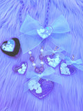 Glitter Heart Shaker Brooch | Shaker Hair Clip | Valentines Heart Brooch | Heart Clip | Glitter Valentines Brooch | Valentines Clip | Lovecore Brooch | Lovecore Clip | Sweet Lolita Brooch | Sweet Lolita Clip