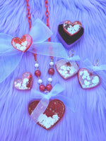 Glitter Heart Shaker Ring | Valentines Heart Ring | Glitter Valentines Ring | Lovecore Ring | Sweet Lolita Ring