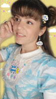 Sweet Dreams Hair Clip | Sparkly Cloud Clip | Pastel Star Clip | Sweet Lolita Clip | Cloud Barrette